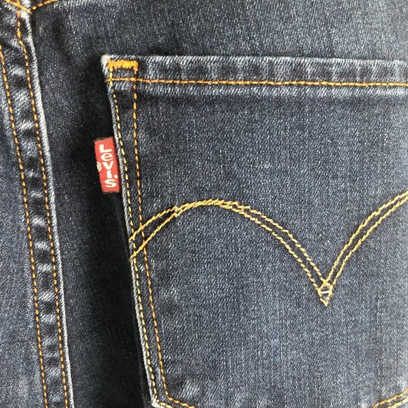 Levi's High Rise Skinny Full Length Denim Jeans 26 - Picture 7 of 7
